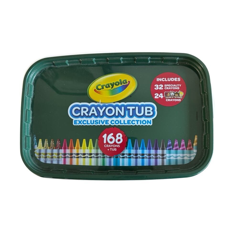 Crayola Crayon Tub - 168 Count - Picture 3 of 3